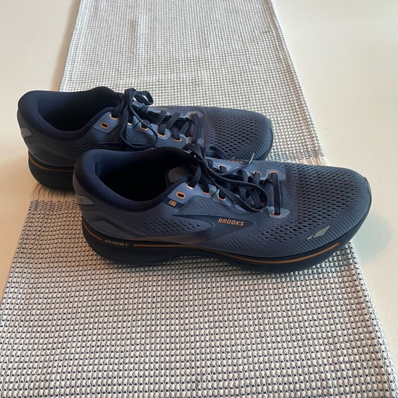 Brooks Ghost 15 Shoes Mens Size 9.5 Blue Navy Running Sneakers Athletic Comfort - Picture 4 of 11